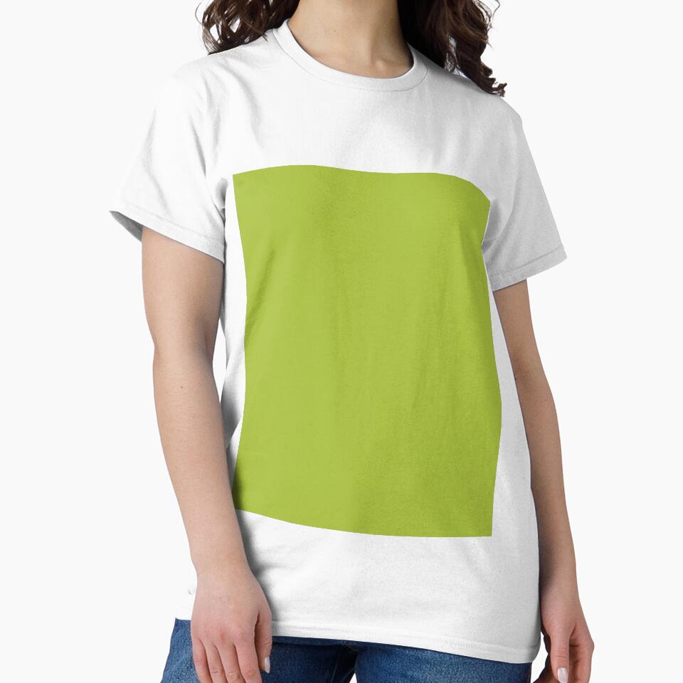 Plain Solid Color Green Yellow Kiwi Green Oliver Green by mimihuang creations