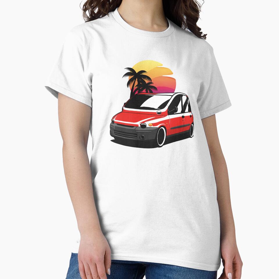 Red Fiat Multipla Sunset by KaroCars