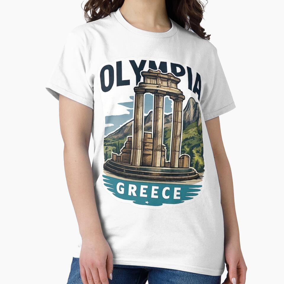 Olympia Greece Travel Art by devonclemon
