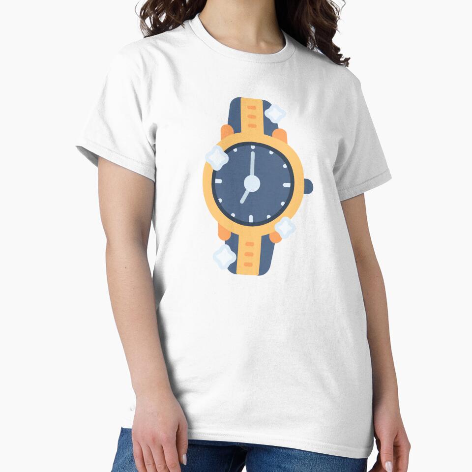 Classic Wrist Watch - Timepiece Sticker for Punctuality & Style by Tr Creative Design