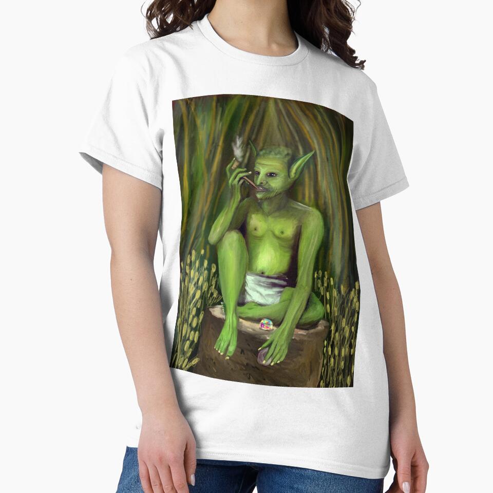 Goblin smoking a pipe by Christineworld