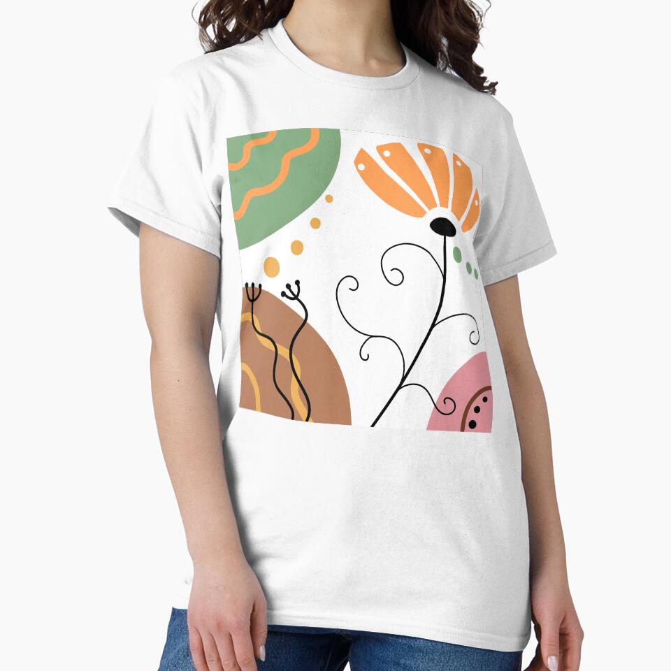 Earth Tones Whimsical Boho Design by Sartoris Art