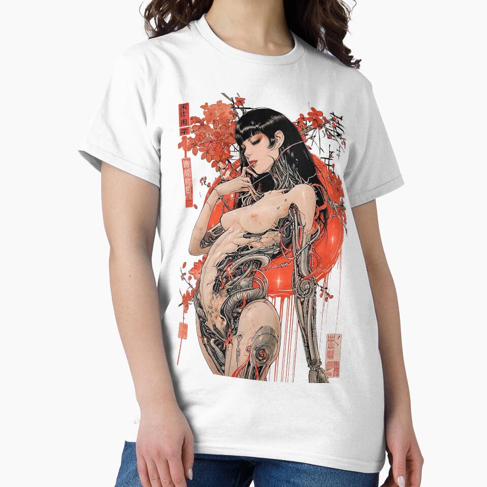 Geisha Cyborg Cyberpunk by ShurikenStar