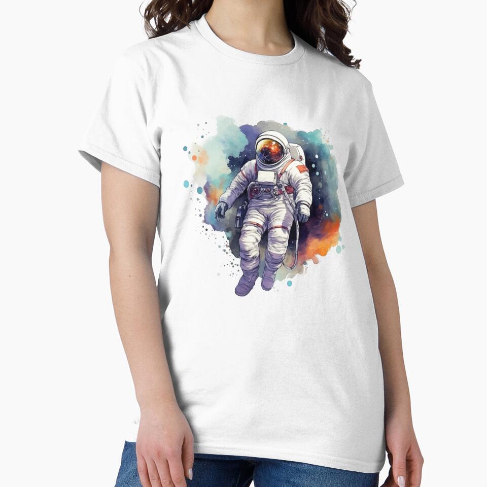 Watercolour Astronaut by Trendy-Exe