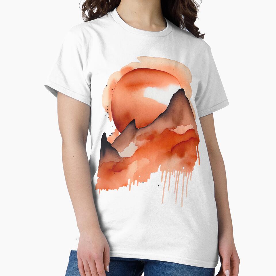 Watercolor Painting Abstract Japandi Design by Christophe Henin