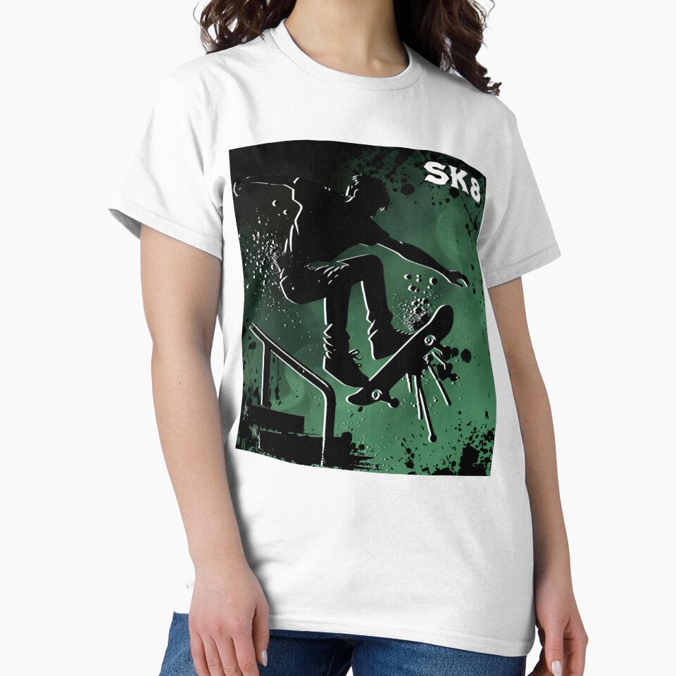 SK8 Skateboarding Graphic by AnalajiaDesigns