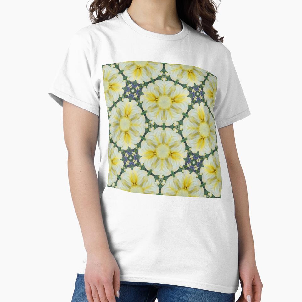 Dazzling Light Yellow Daylily Design by Stabrowska Designs