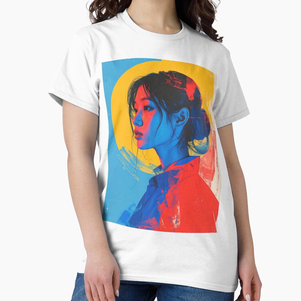Abstract Colorful Female Portrait Pop Style by BetweenForms