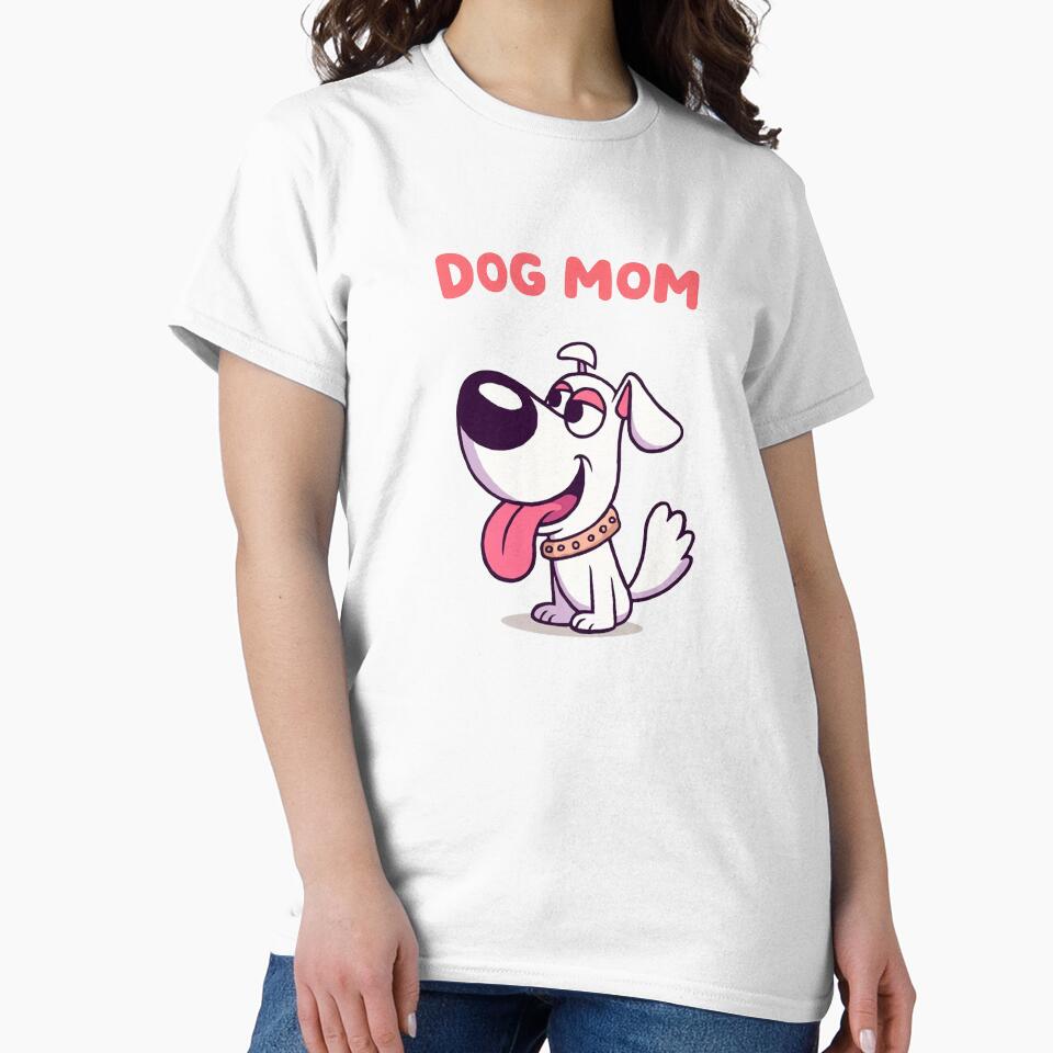 Dog Mom Cute Cartoon Dog Design by Cool-cat-art