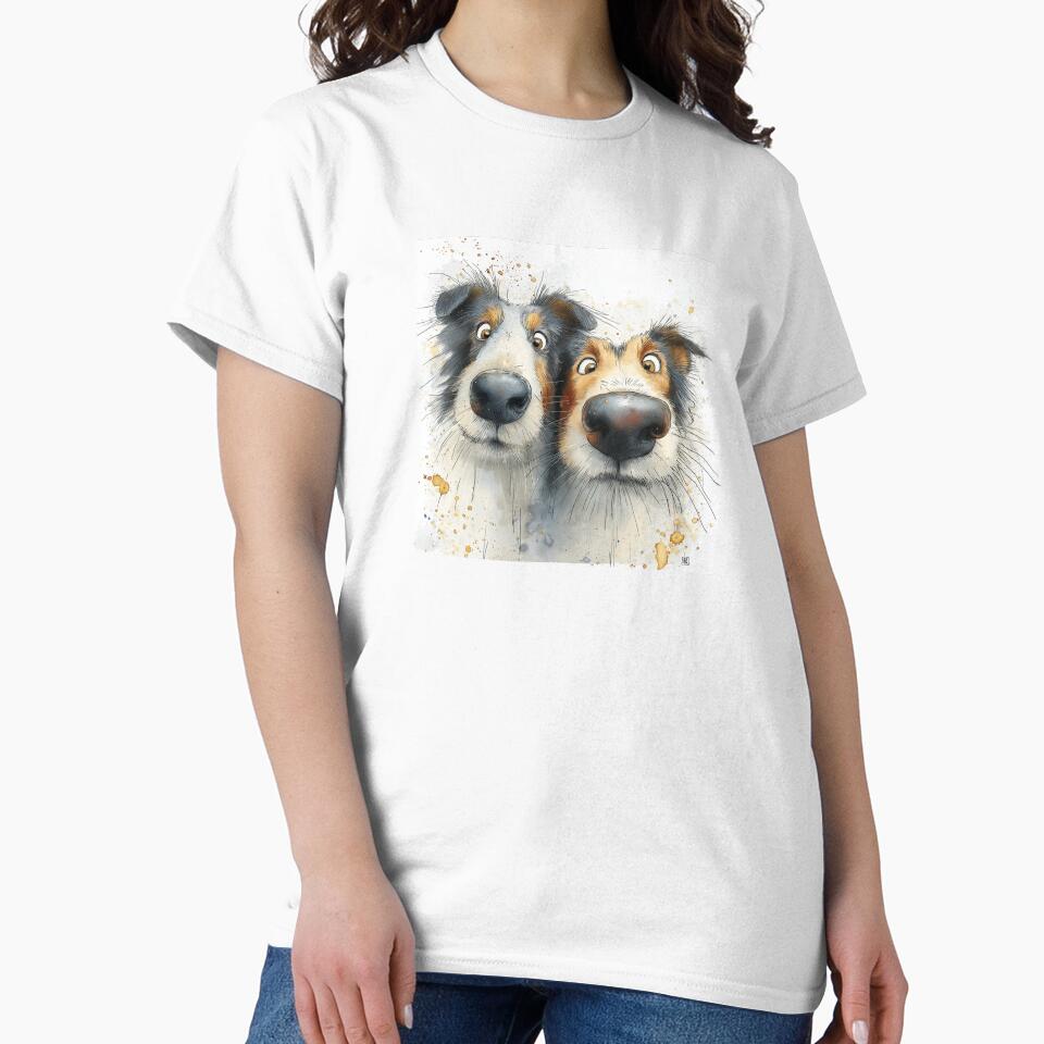 Shetland Collie Dogs ' Sheltie Love' BY SHiRLeY MacARTHuR by Shirley MacArthur Art