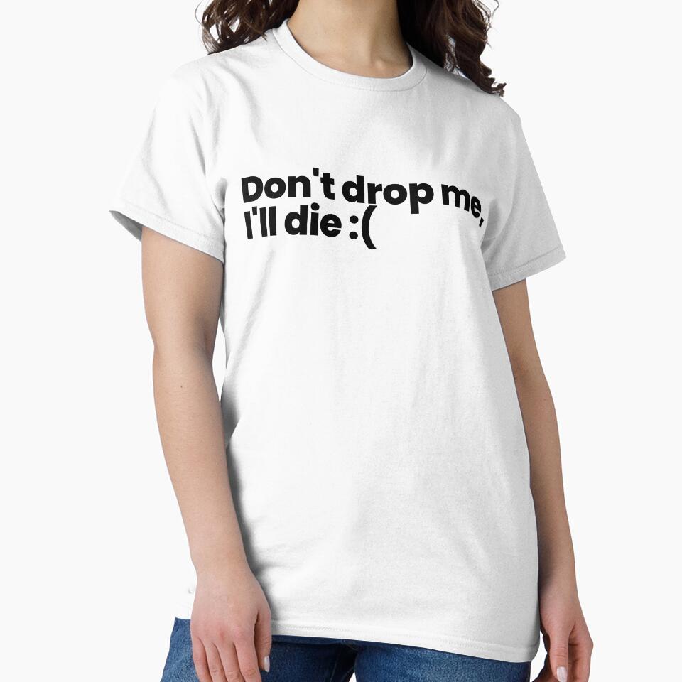 Don't Drop Me - Dark Humor Onesie Gift for New Parents by aargeneralstore