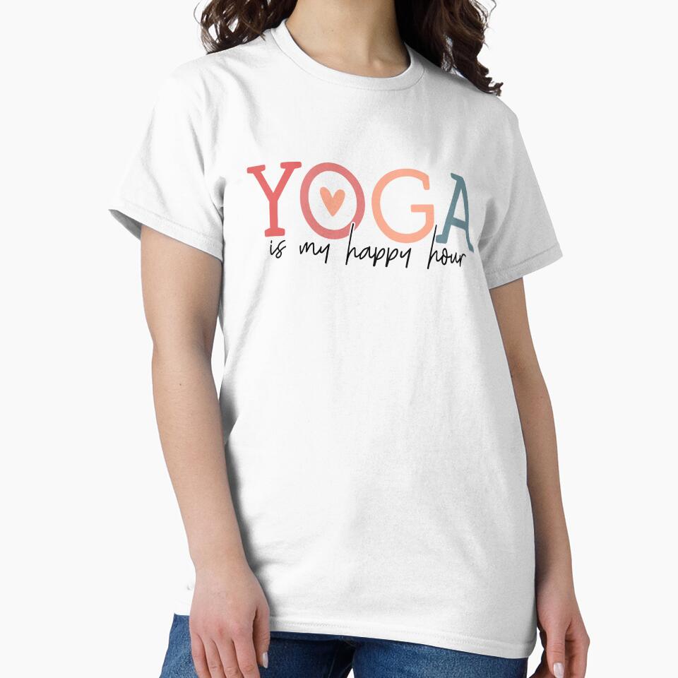 Yoga is my happy hour by Blissvortexshop