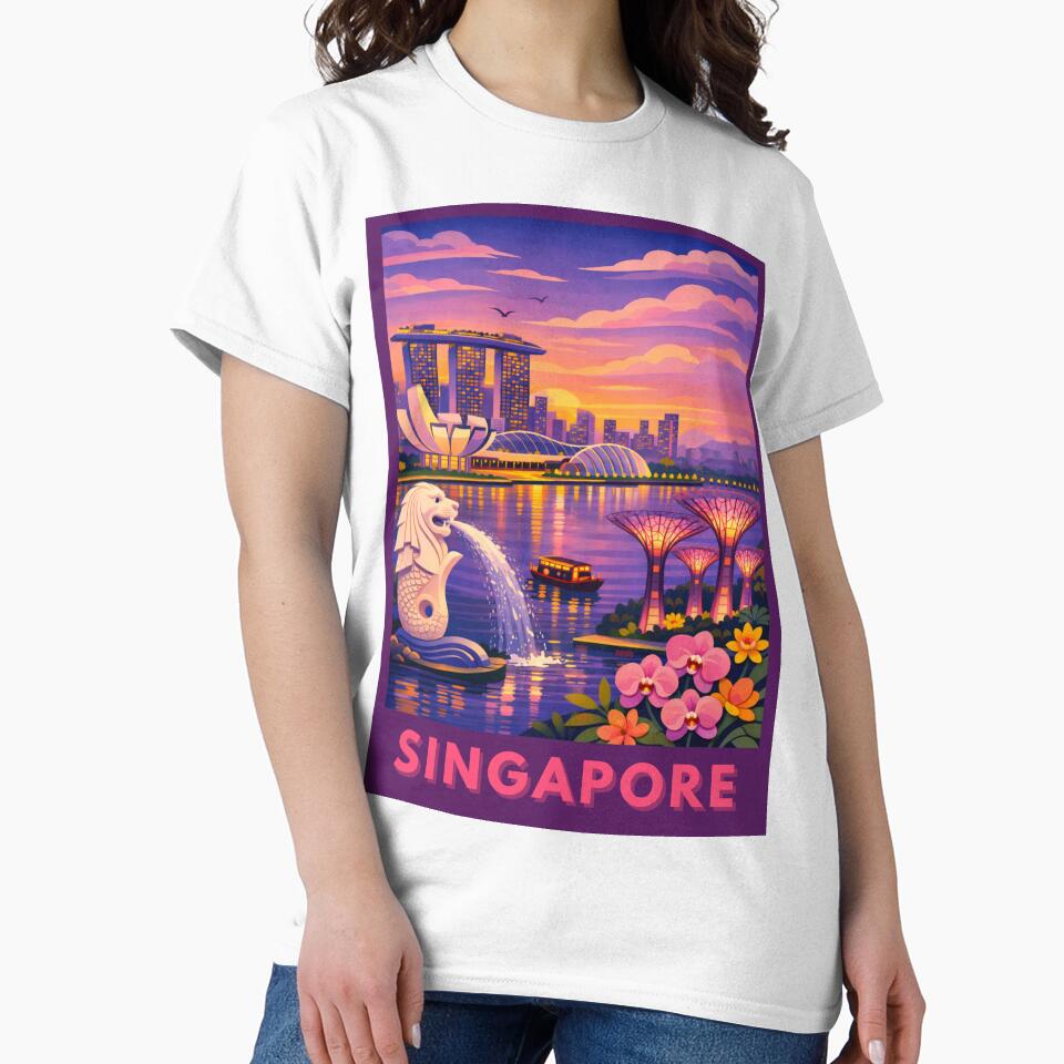 Singapore Travel Poster by MatthewHeights