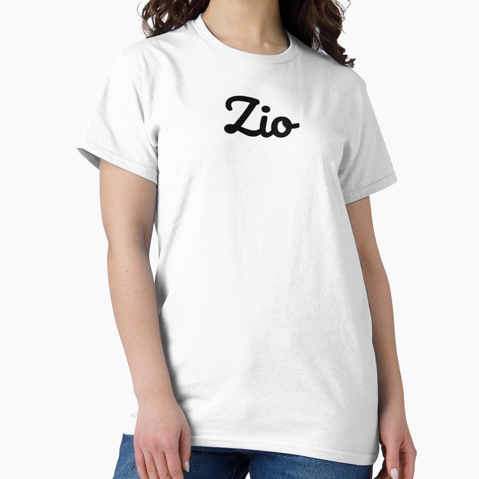 'Zio' written in monochrome script font. by All-Names