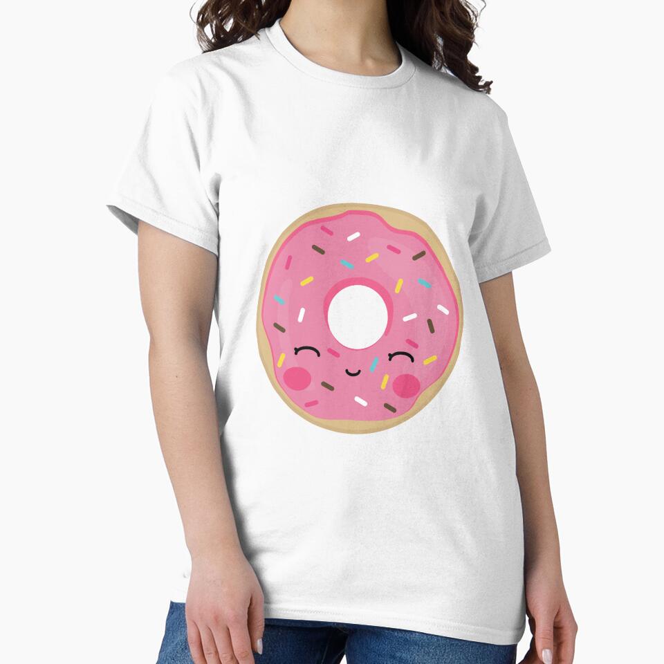 pink donut kawaii, donuts, kawaii donuts by Terevela