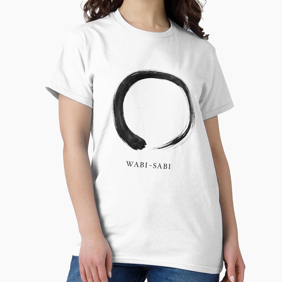WABI-SABI Enso Circle Minimalist Design | Zen Japanese Ink Art by maaameee