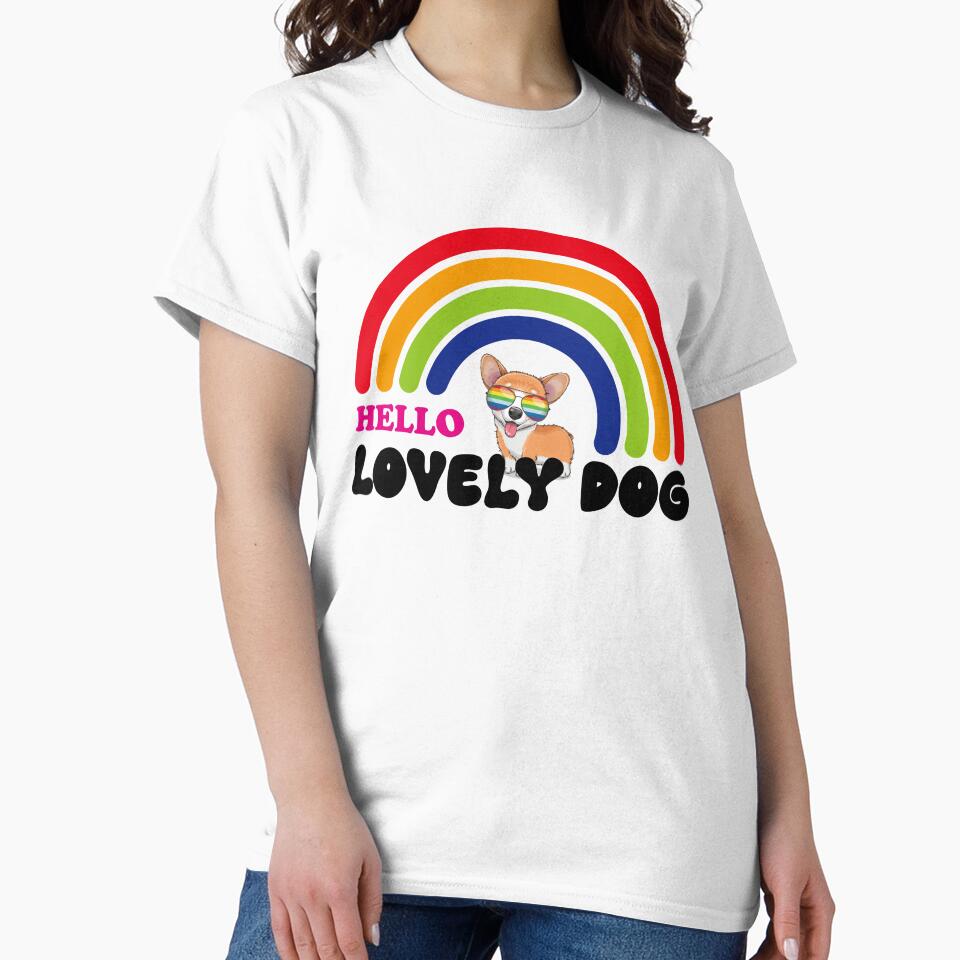 HELLO LOVELY DOG by LOVEARTDESIGN