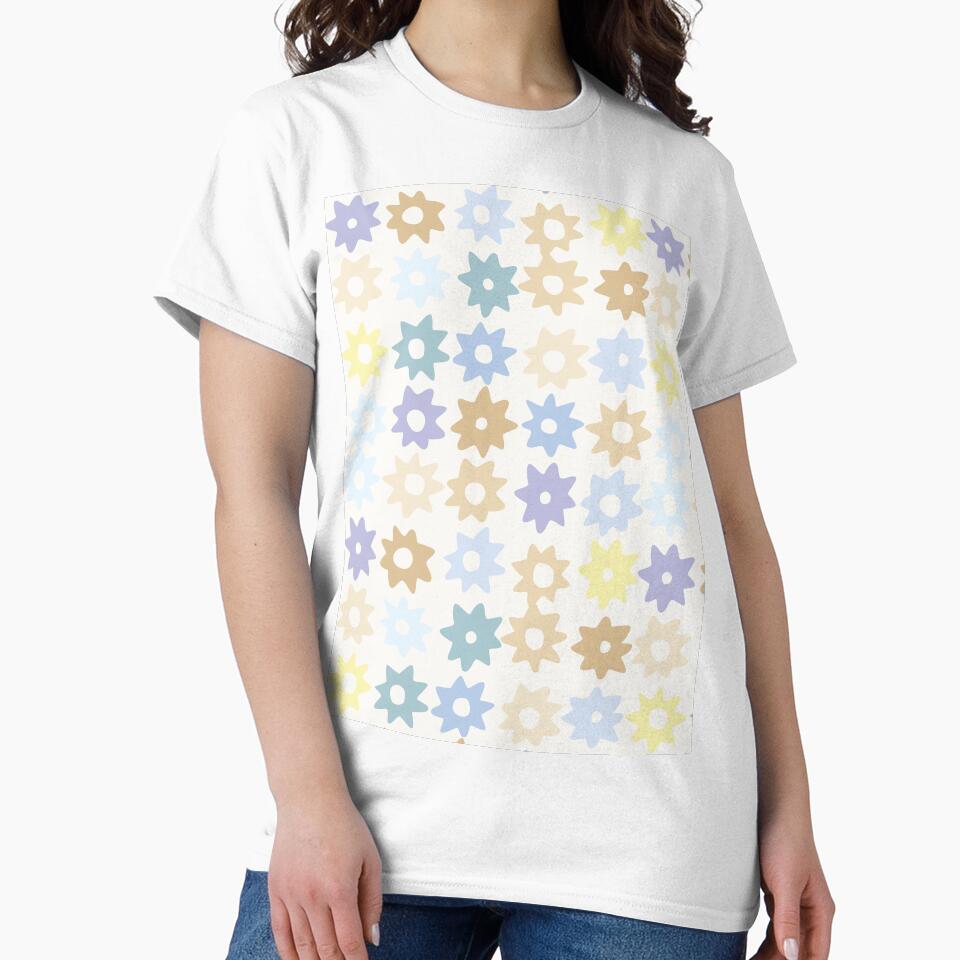 BOHO PASTEL STAR PATTERN by blomastudios