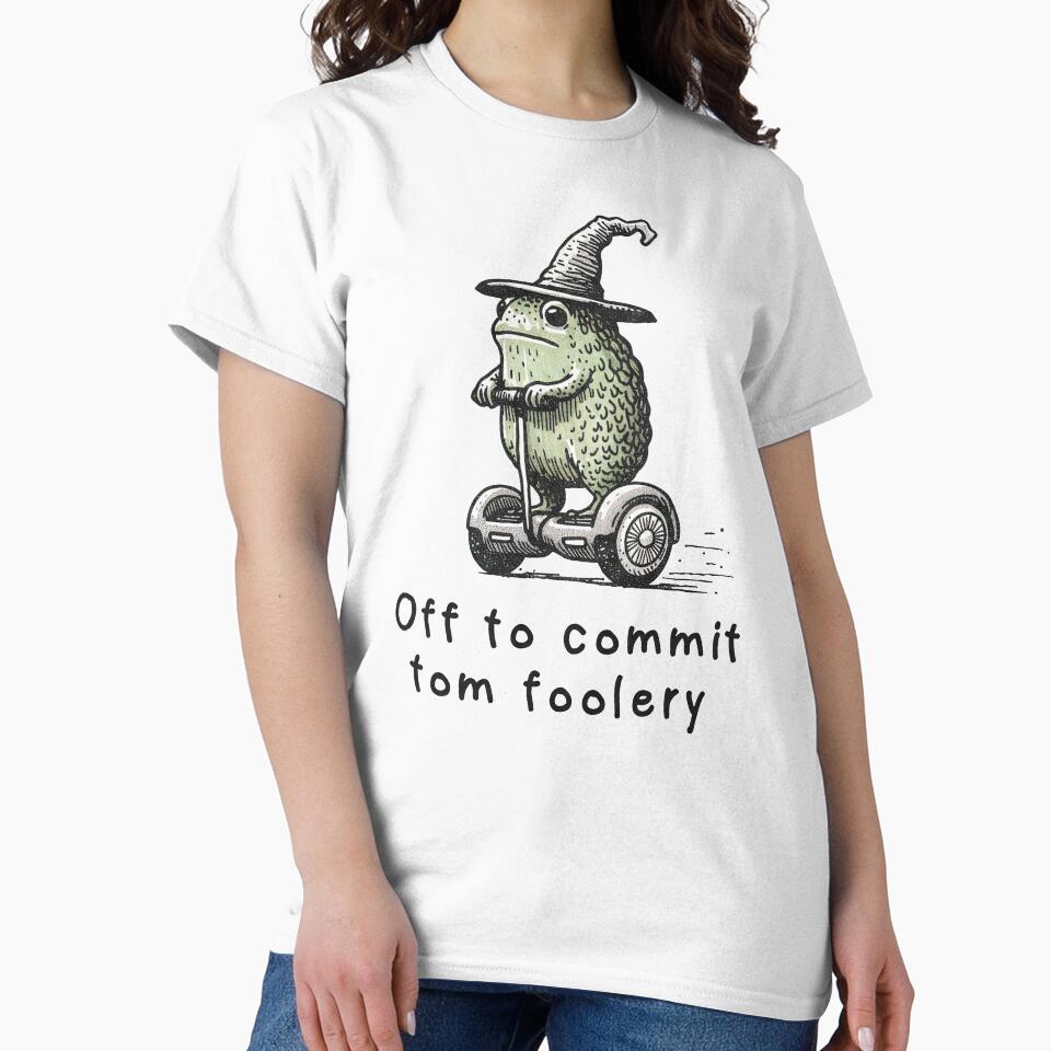 Off to Commit Tomfoolery Frog Wizard Mischief Meme by SpookshowDesign