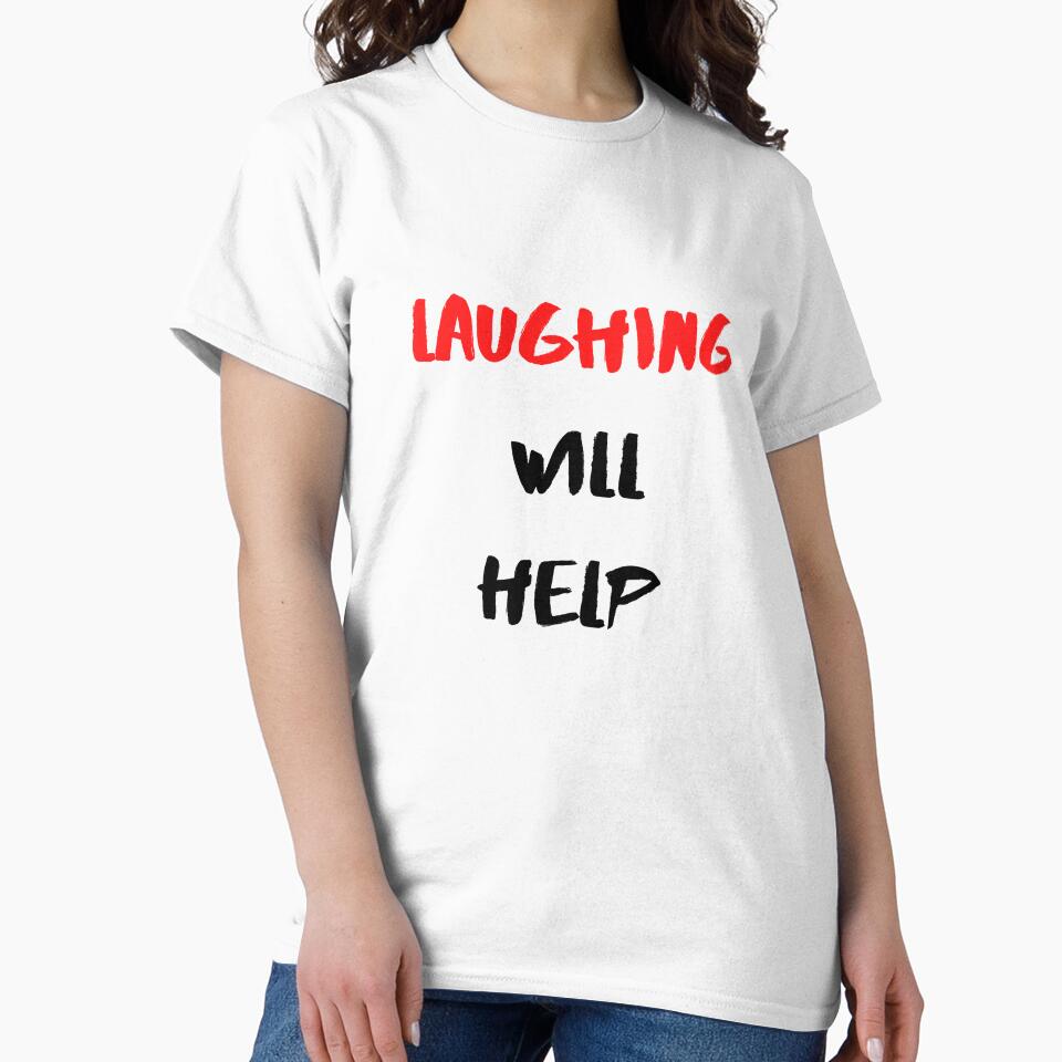 Positive Quote Laughing Will Help by Salman Hino
