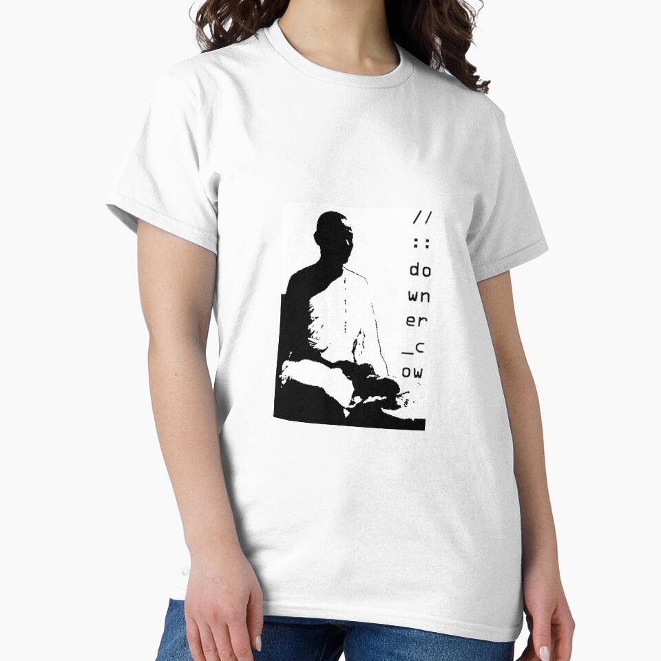 downer cow band t shirt zen edition by GlitchScape