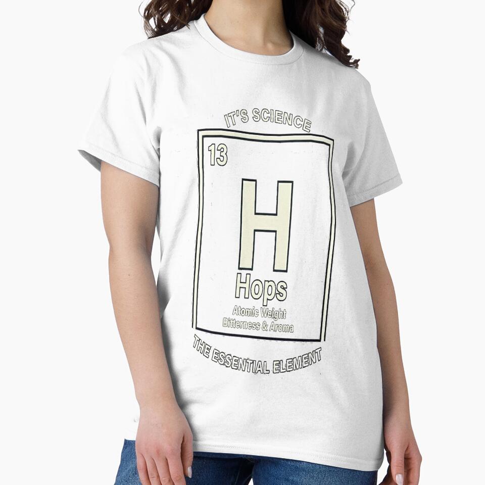 Hops Periodic Table Element - H Beer Brewing Science Gift by ClaussShop