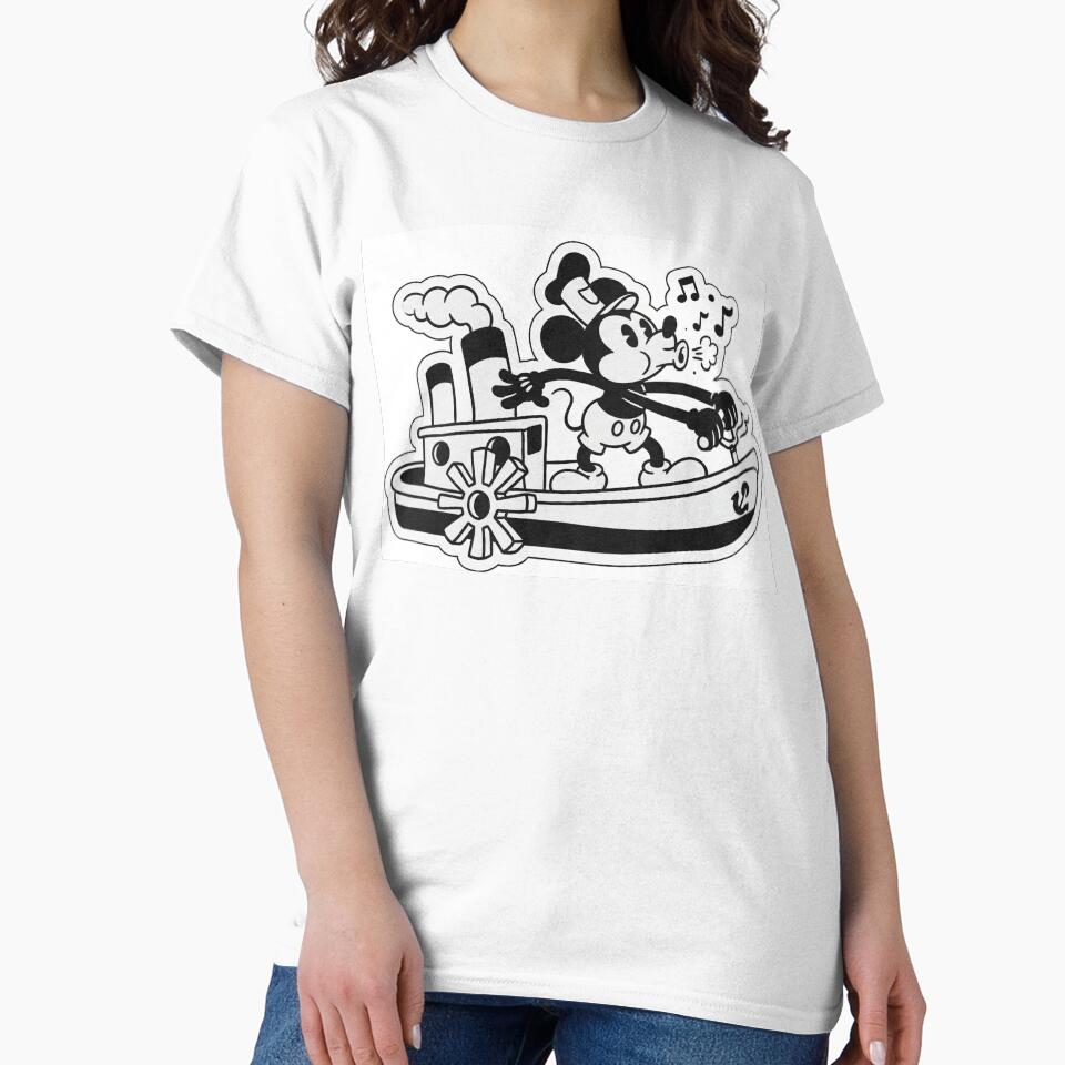 Steamboat Willie Vintage Cartoon Mouse 1928 - Classic Retro Animation by Armaan209