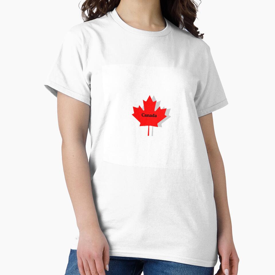Minimalistic Canadian Red Maple Leaf by atCase