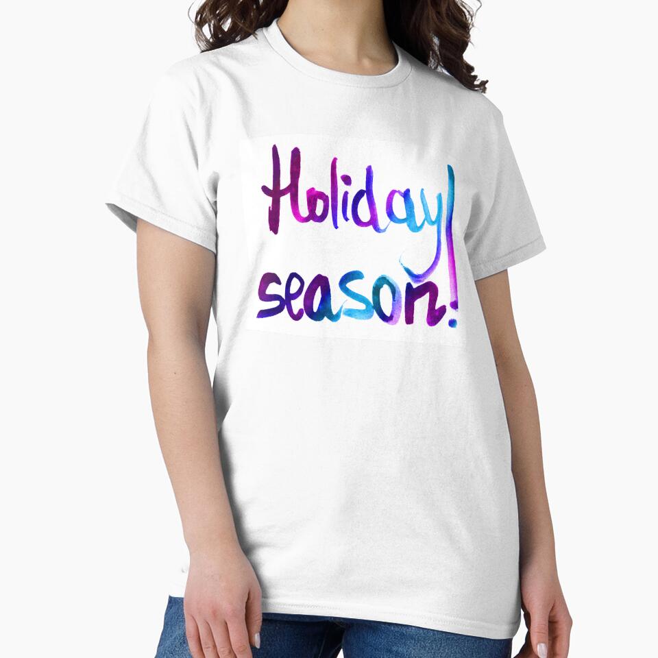 Holiday season watercolor lettering | Holiday season unique calligraphy by lausn