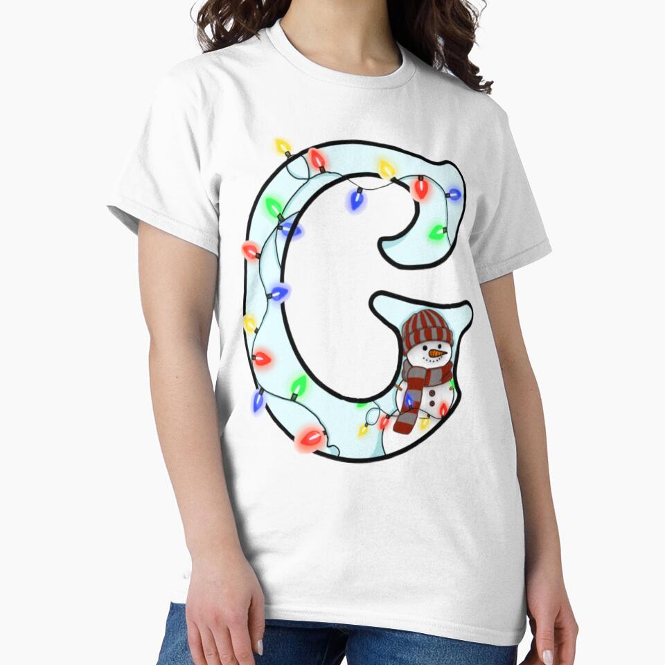 Holiday themed letter G by Artistkhg