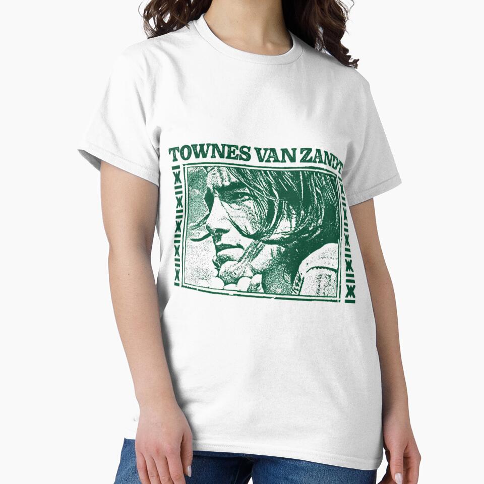 Townes Van Zandt  Retro Fan Art Design by HoldenRenner
