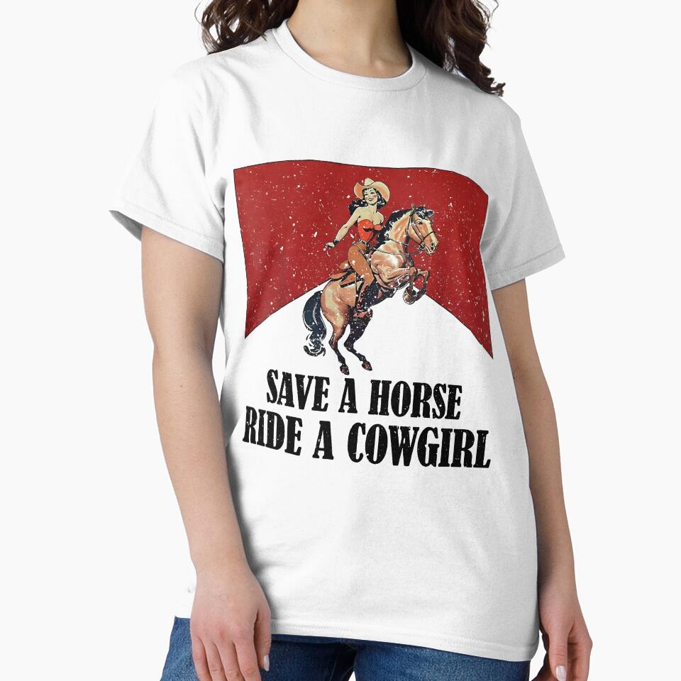 Save A Horse Ride A Cowgirl, Lesbian, Subtle Lesbian, LGBT Pride Month, Western Rodeo, Ally, Lesbian Cowgirl by William-Do-X