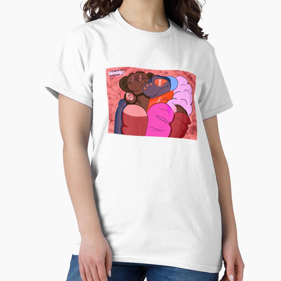 Ingred and Titanium (Jabanoolie Print) by Jabanoolie
