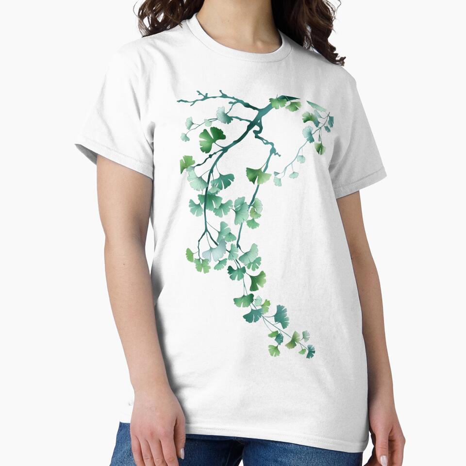 Ginkgo branch green by xiao xuans