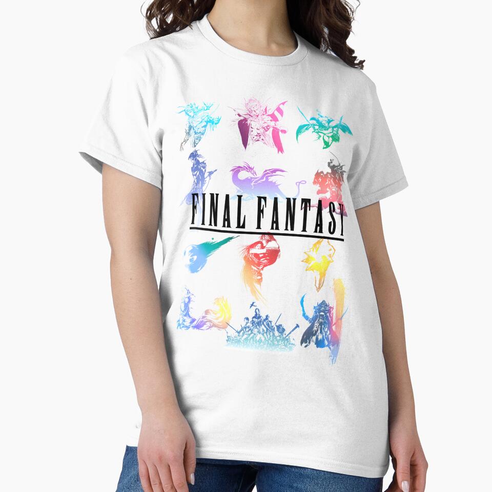 Retro Final Fantasy Logos by PopVultureShop