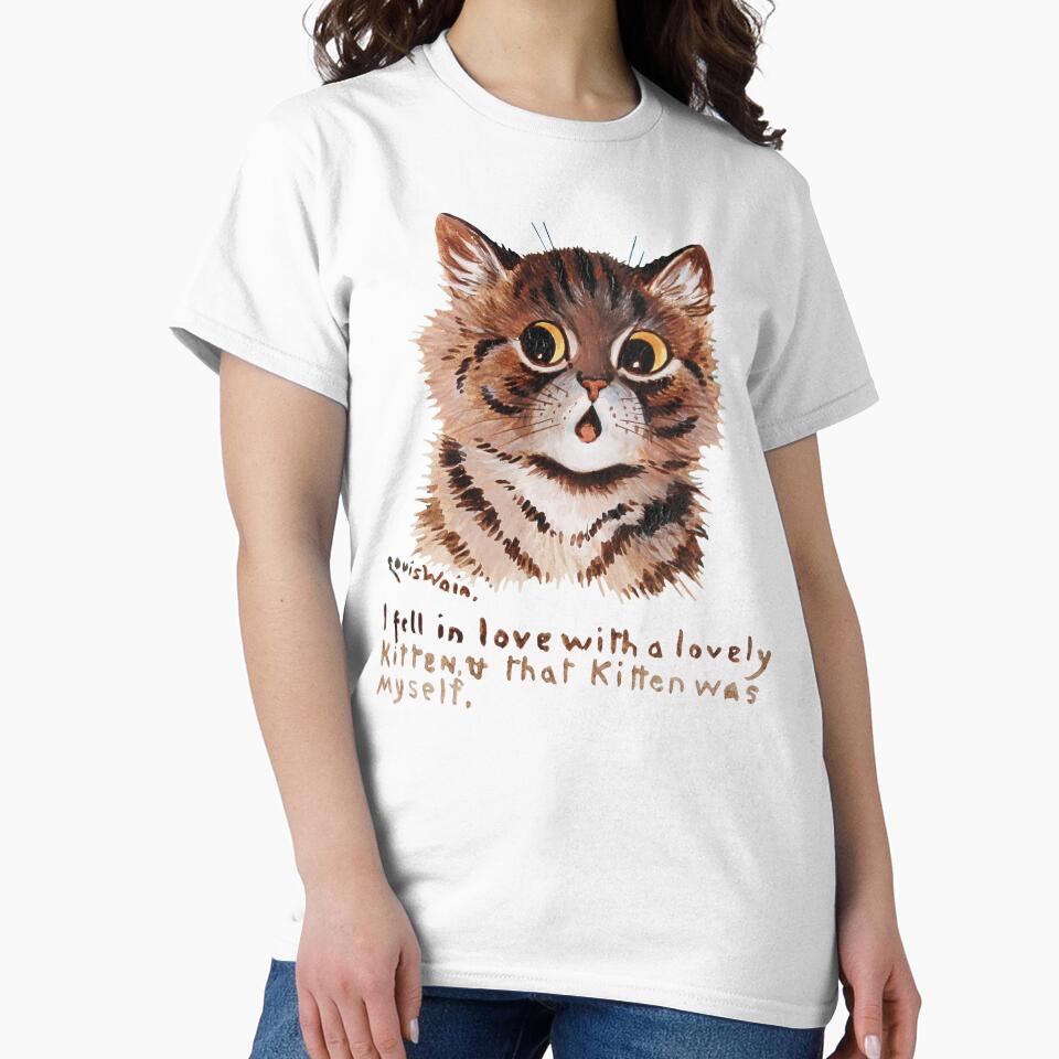 Louis Wain - I fell in love with a lovely kitten, & that kitten was myself by elinaarbidane