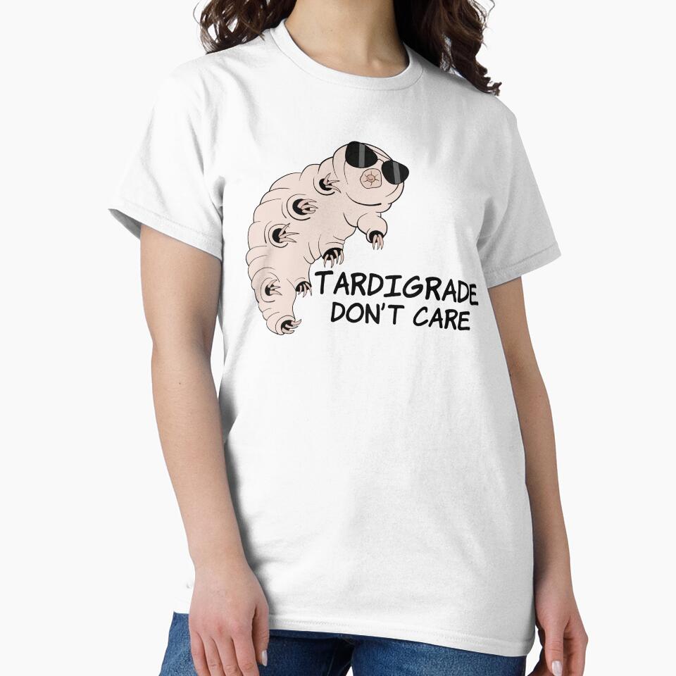 Tardigrade Don't Care by The Amoeba Sisters Official Merch Shop