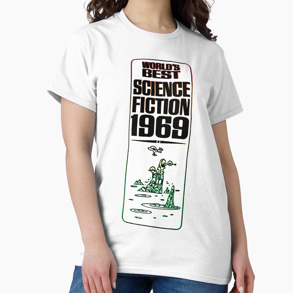 Worlds Best Science Fiction 1969 - Vintage Retro Art by Michael Stewart