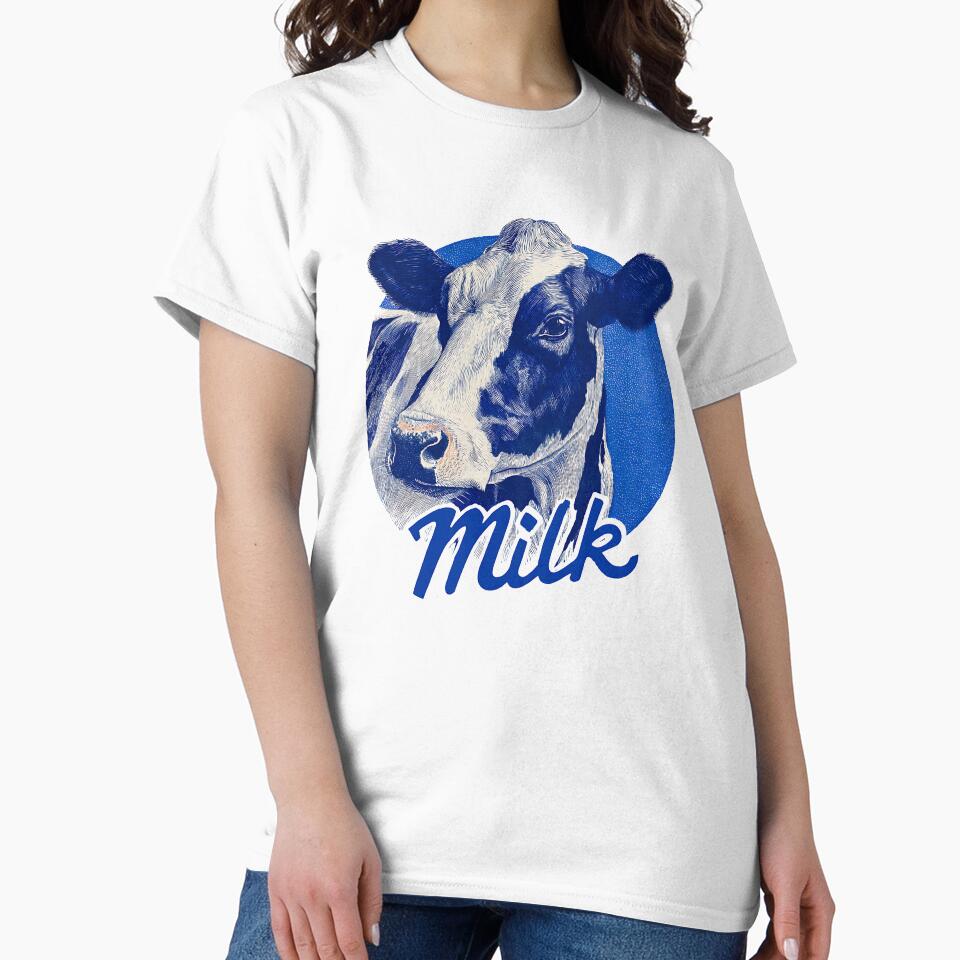 A BLUE DAIRY COW LOGO by infinitearte