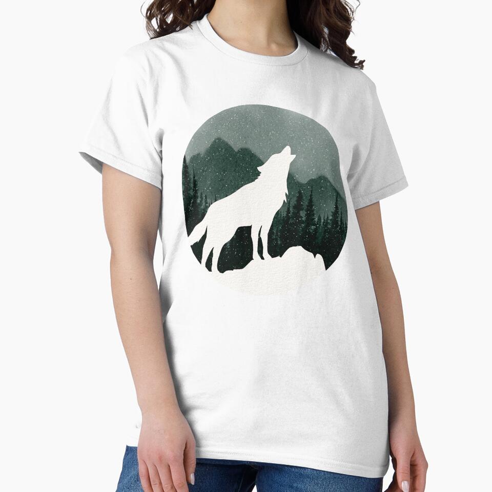Wolf nature scene by NessiSunnset
