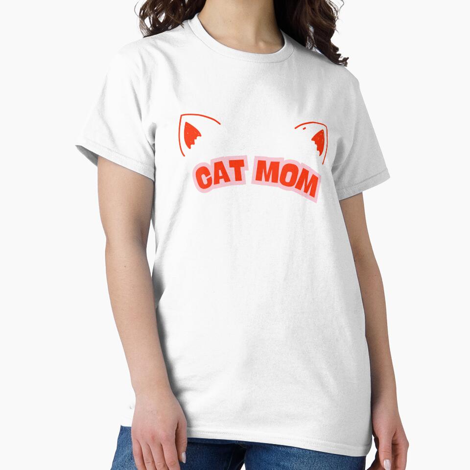 Cat Mom Cute Cat Ears Design – Funny Cat Lover Gift for Pet Moms by kpwi_maduwanthi