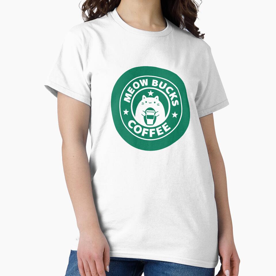 Meow Bucks Coffee Cat Design by ThePurrfectPaws