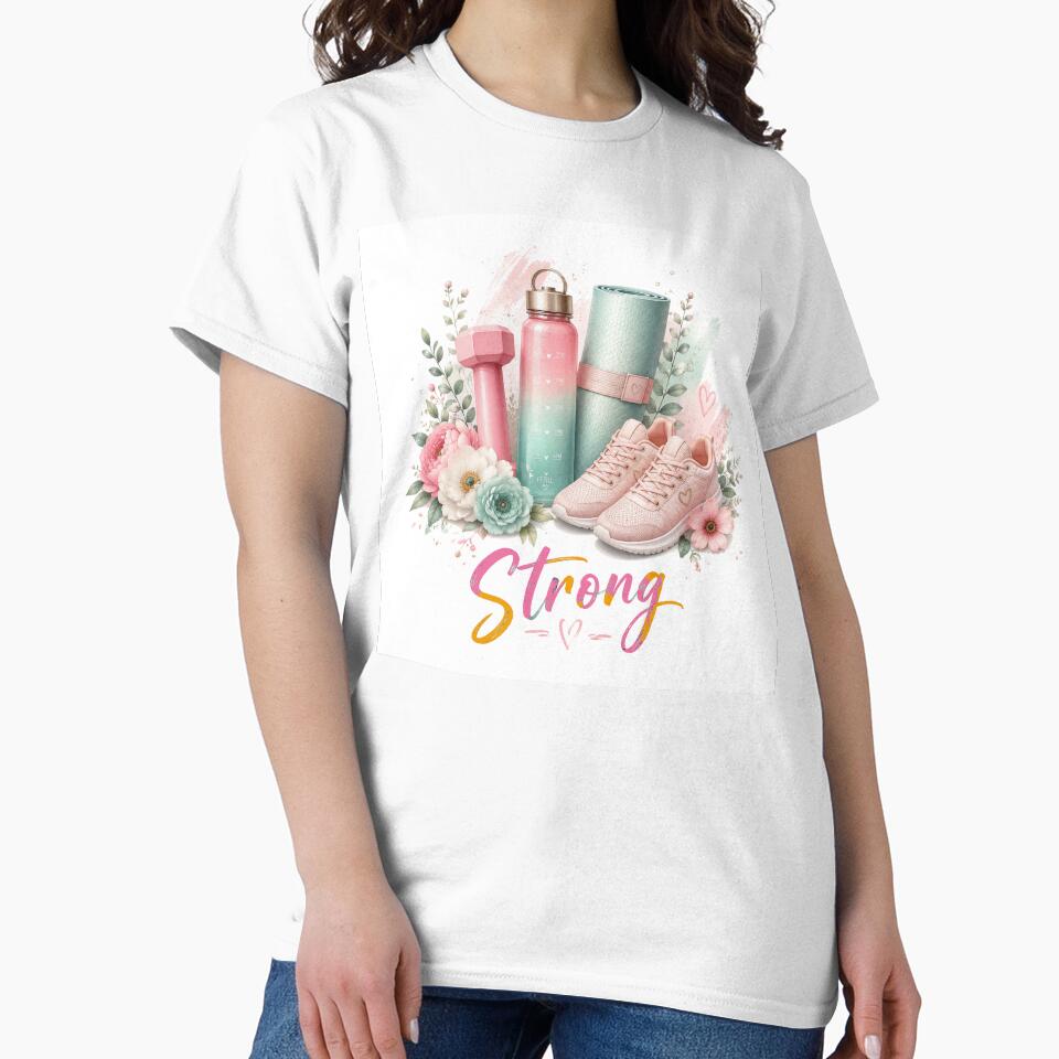 Soft Girl Fitness Motivation Strong Quote Design by ChelsyeTye