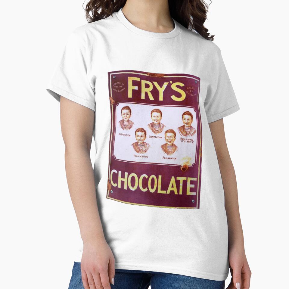 Vintage chocolate advertising poster by photoslot