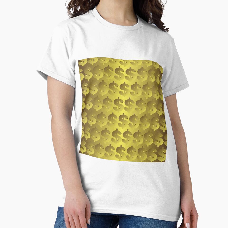 Stylish Gold Dollar Design by stylebytara