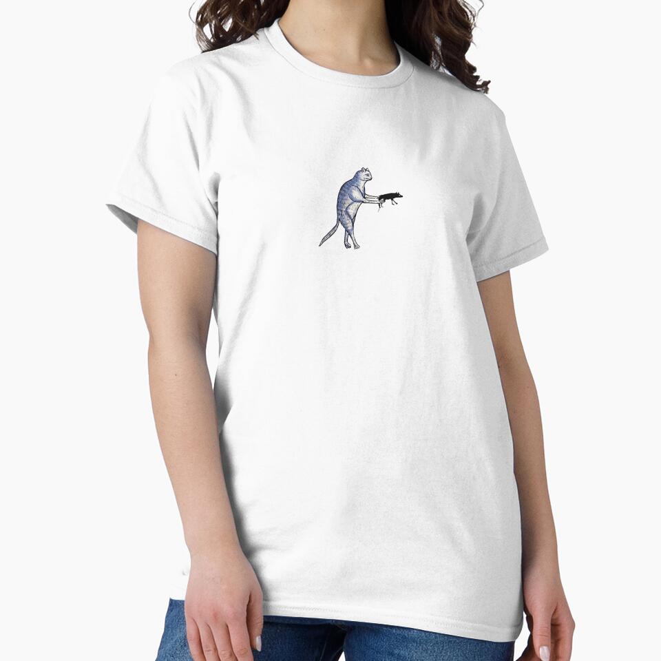 Medieval Funny Cat with Rat as a gun by elinaarbidane