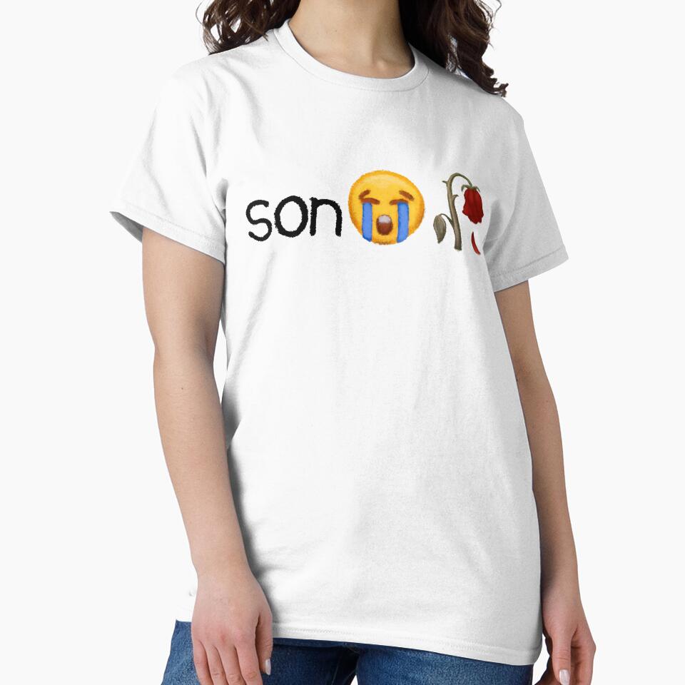 sobbing emoji with wilted rose reaction by DeviousDesignMerch