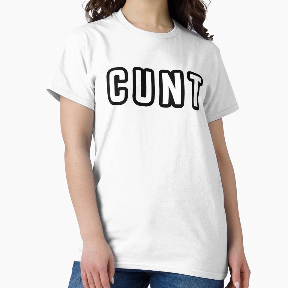 cunt. simple text design by gmstockstudio