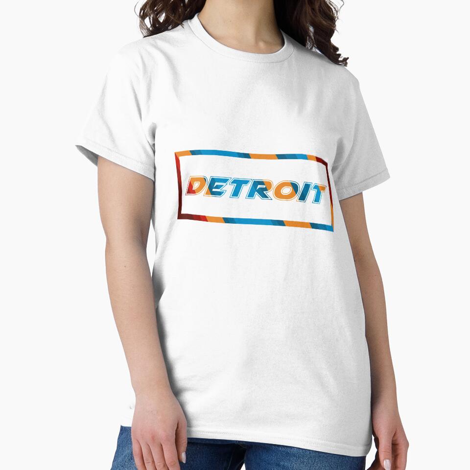 Detroit T-Shirt for Men and Women by AllStarMerch
