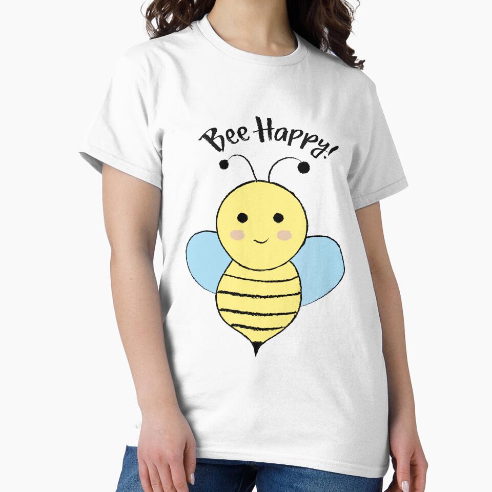Adorable Bee Happy by Hedgie Designs